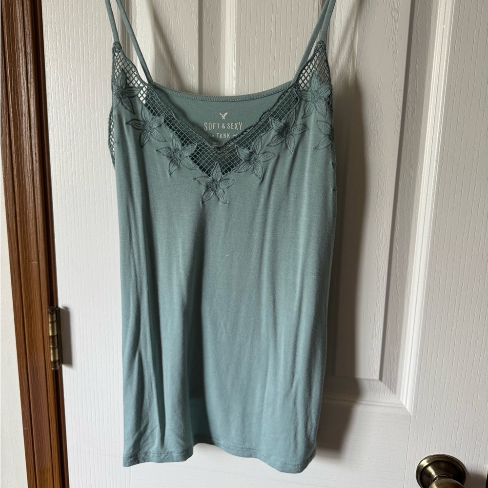 Soft & Sexy Teal Tank Top